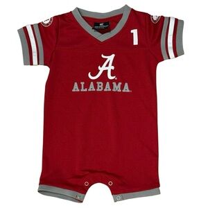 Alabama Crimson Tide Baby Romper Jersey #1 Colosseum 6-12 Months